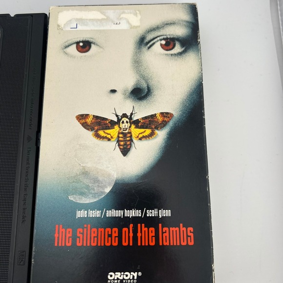 The Silence of the Lambs VHS 1991 Orion Horror Thriller Anthony Hopkins - Picture 2 of 10